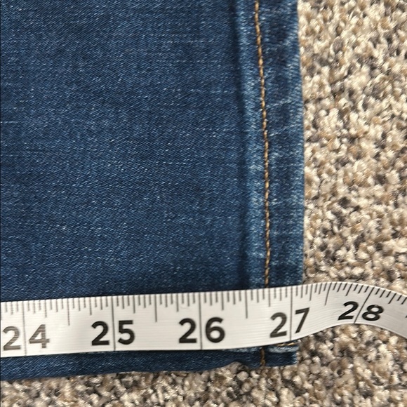 Madewell Road Tripped Blue Skinny Jeans with Rich Indigo Hue - Picture 8 of 8